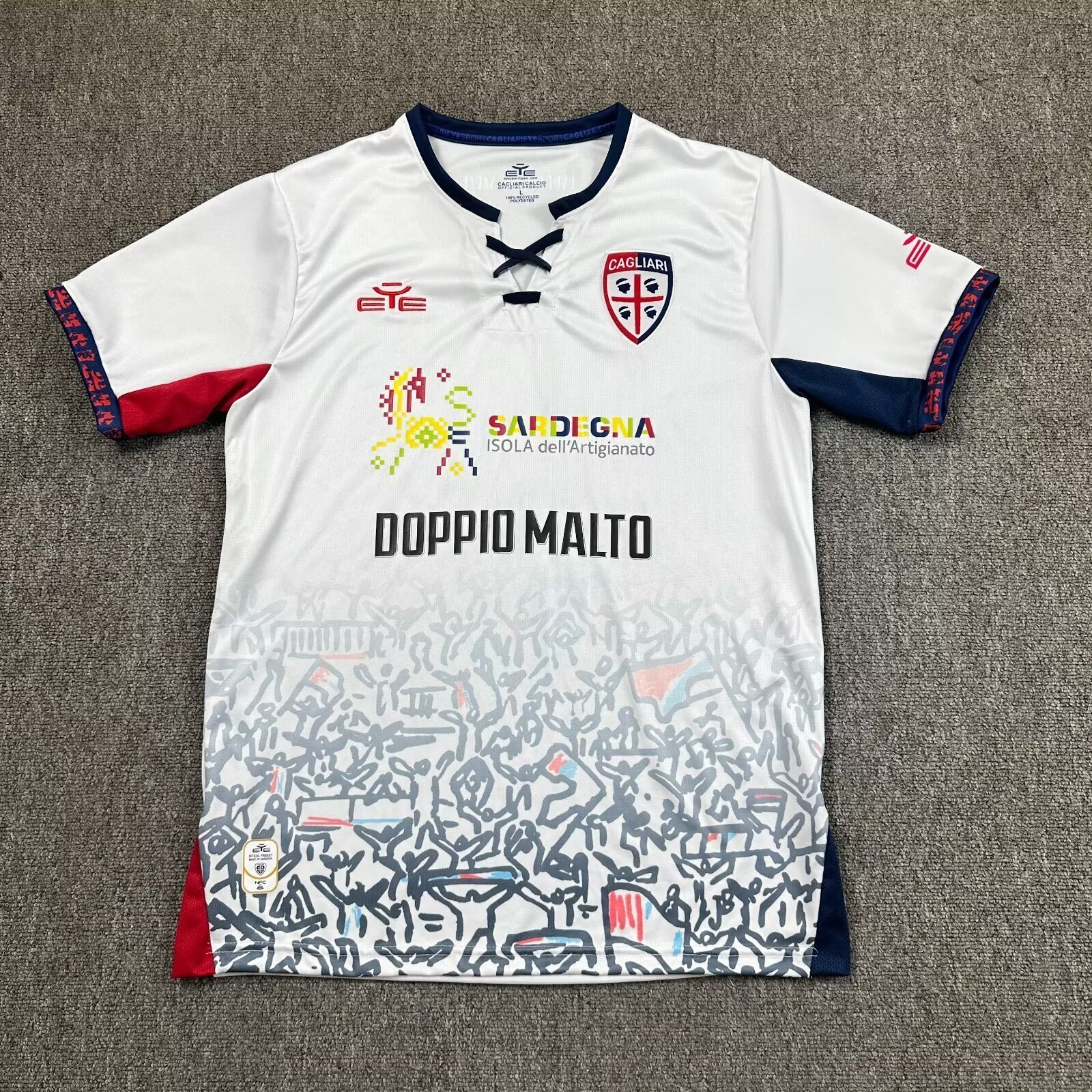 AAA Quality Cagliari 25/26 Away White Soccer Jersey